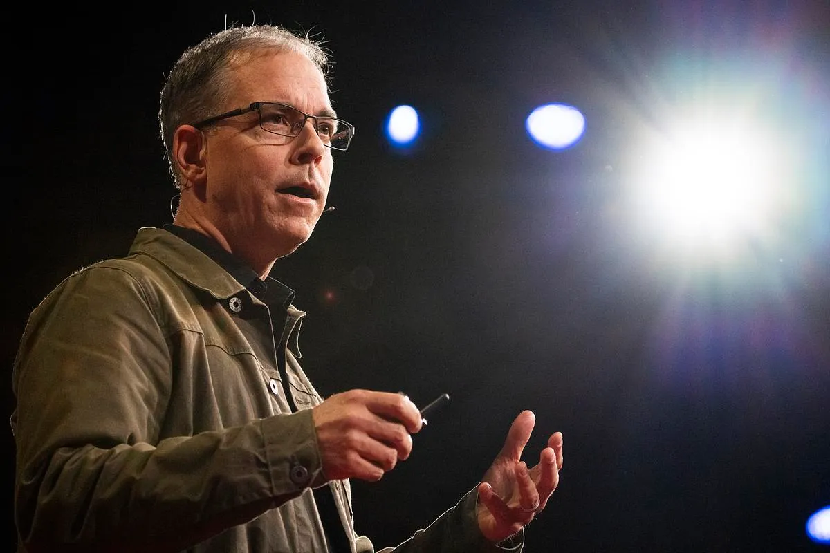 On stage at TED 2025