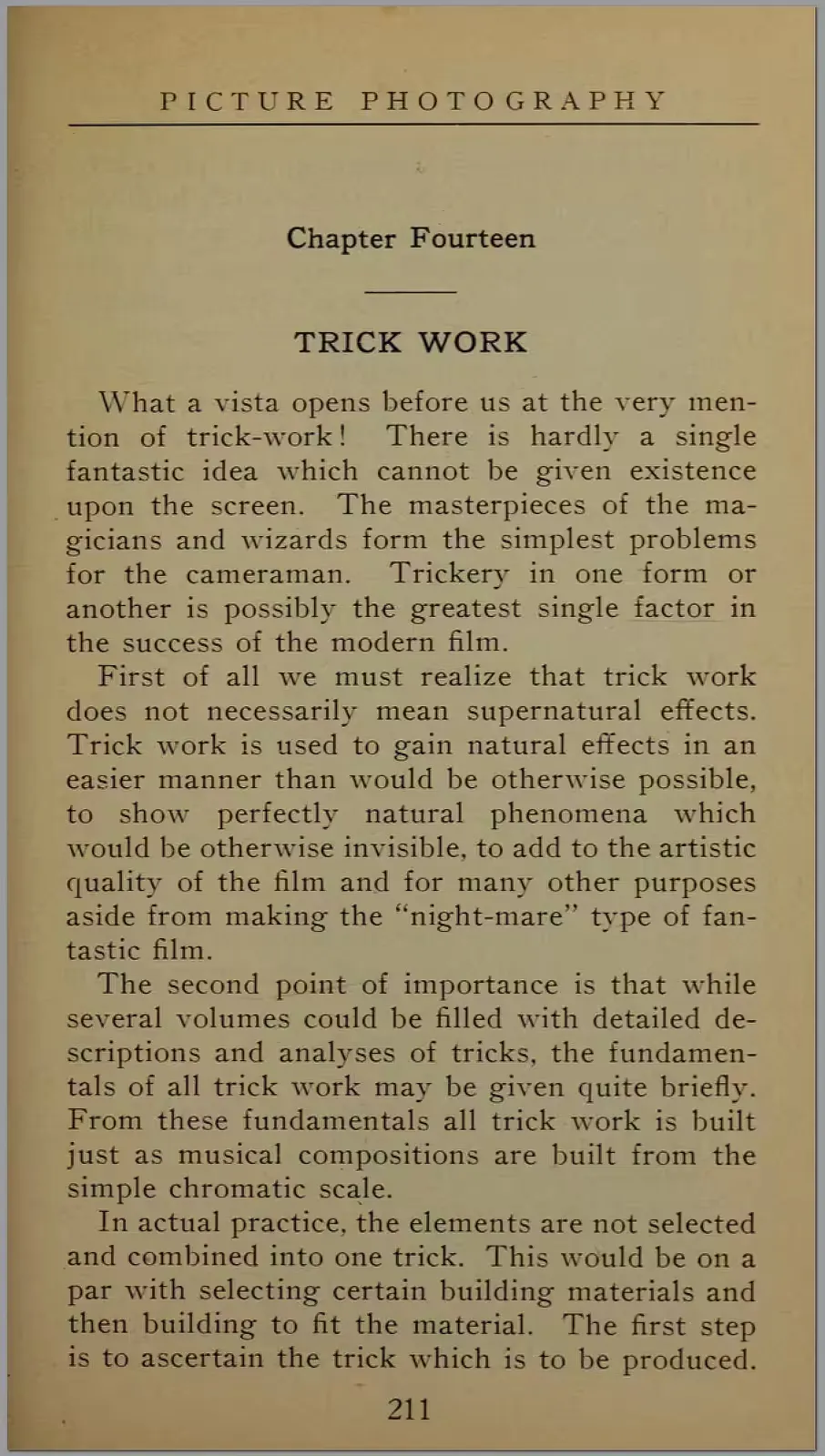 Handbook of Motion Picture Photography